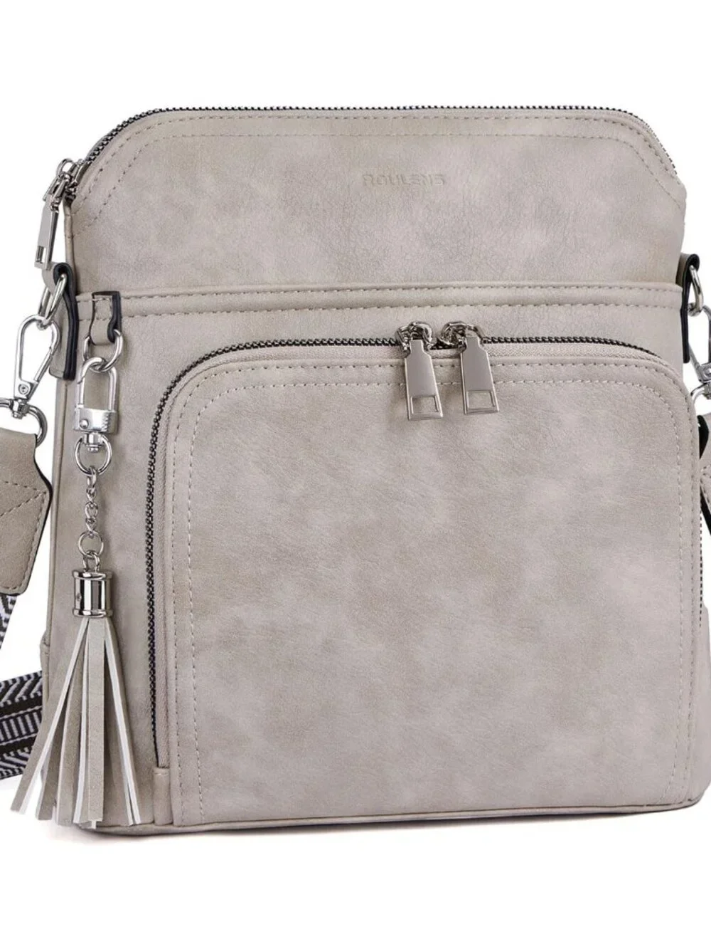 Crossbody Purse for Women Vegan Leather Medium Crossbody Wallet Bag for Travel W
